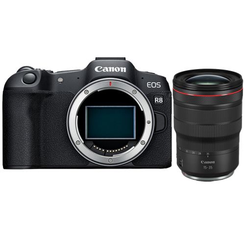 Canon EOS R8 Mirrorless Camera + RF 15-35mm f/2.8L IS USM Lens