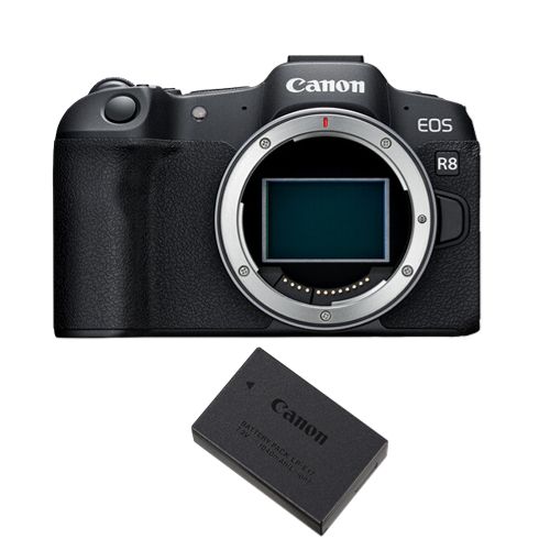 Canon EOS R8 Body + Canon LP-E17 Battery