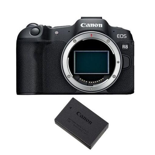 Canon EOS R8 Body + Canon LP-E17 Battery
