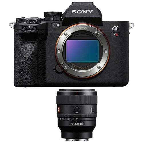 Sony A7R V Mirrorless Camera + FE 50mm f/1.4 GM Lens