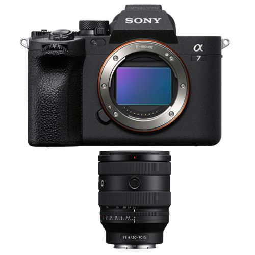 Cámara Sony Alpha A7 Mark IV Cuerpo + Objetivo FE 20-70mm f/4 G