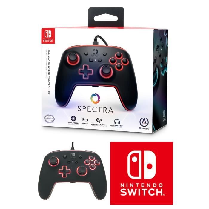 Nintendo Switch Filled Spectra LED Lighted Official Controller by POWER A