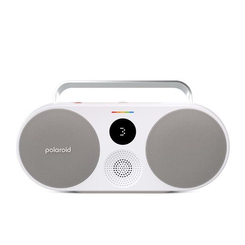 Polaroid Bluetooth Speaker 3 Music Player - Gray and White
