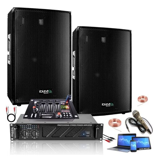 Ibiza Sound Light Pack - 2160W Total Sound System
