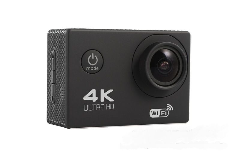 Nokksackk Sport Camera - WiFi Mini Waterproof Action Camera 720P 30FPS with 4K Interpolation, 2.0" Screen Video DVR, Black (with 32G TF Card)