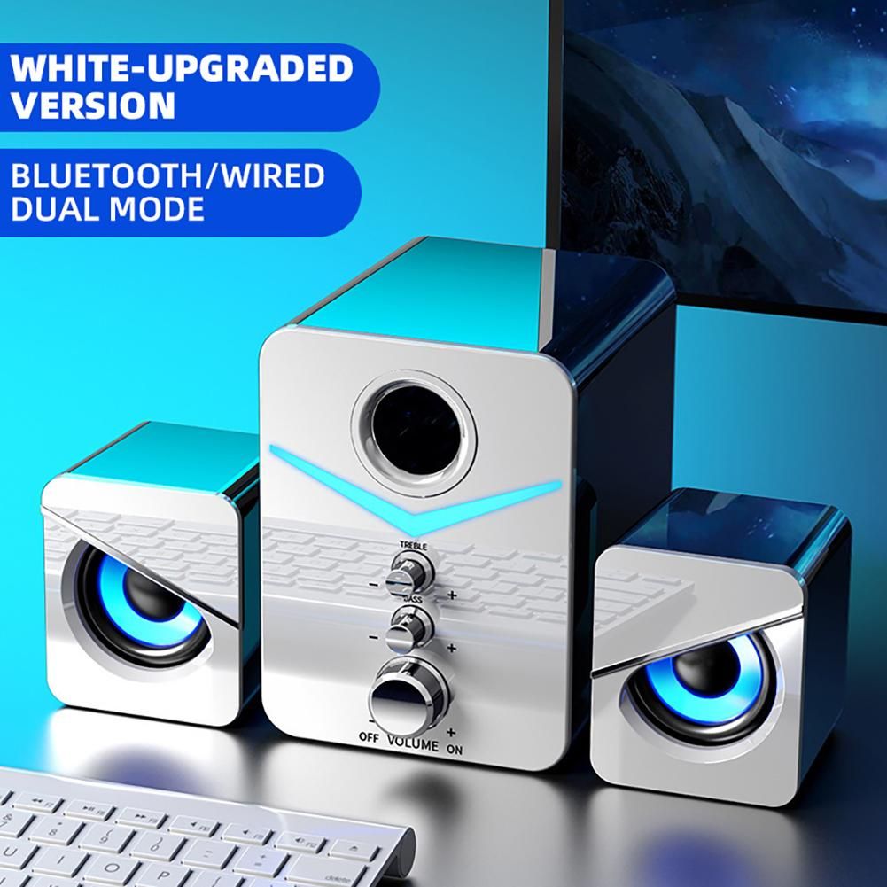 Nokksackk Computer Speakers Bluetooth 5.0 Desk Combo