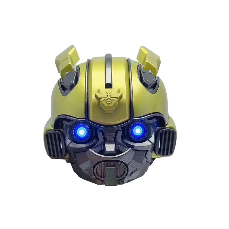 Nokksackk Iron Man Bluetooth Speakers - Hi-Fi Mini Portable with LED Lighting and Easy App Pairing
