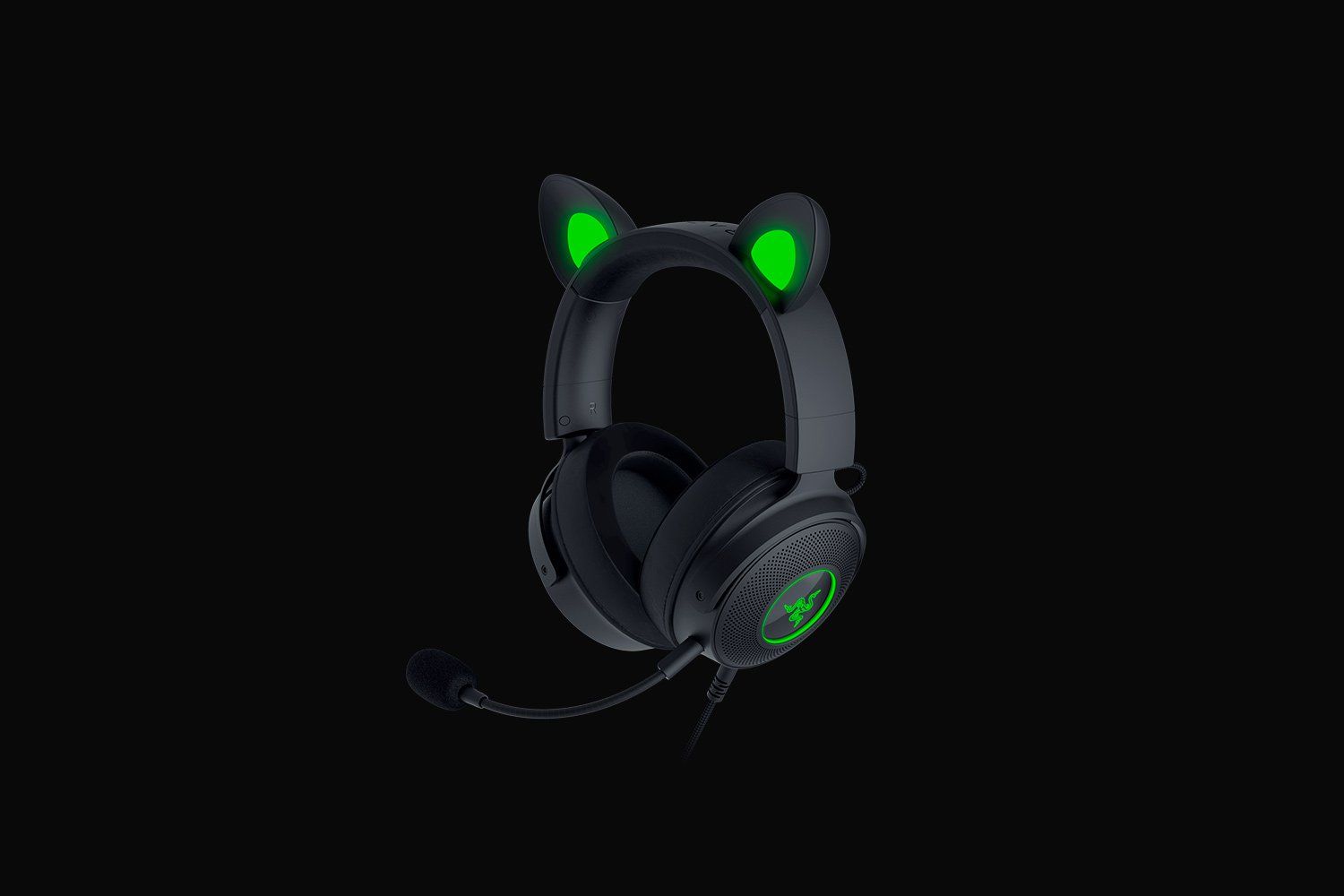 Razer Kraken Kitty Pro V2 Gaming Headset, Black