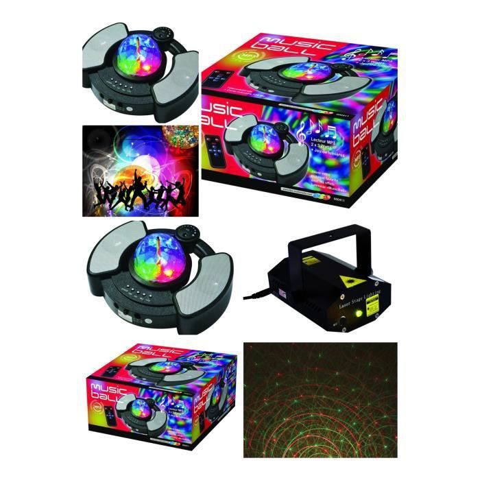 FPE Bluetooth Speaker with Light Show - RGB LED - Remote Control