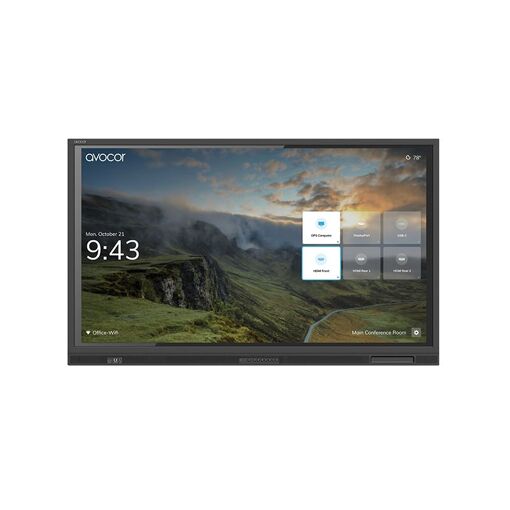 Avocor AVE-6540 - Pantalla LCD retroiluminada LED de 65 pulgadas para señalización digital interactiva con pantalla táctil - 4K UHD (2160p) 3840 x 2160