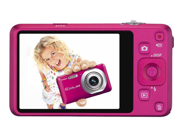 Casio EXILIM ZOOM EX-Z800 Digital Compact Camera - 14.1MP - 720p - 4x Optical Zoom - 14.5MP Flash - Bright Pink