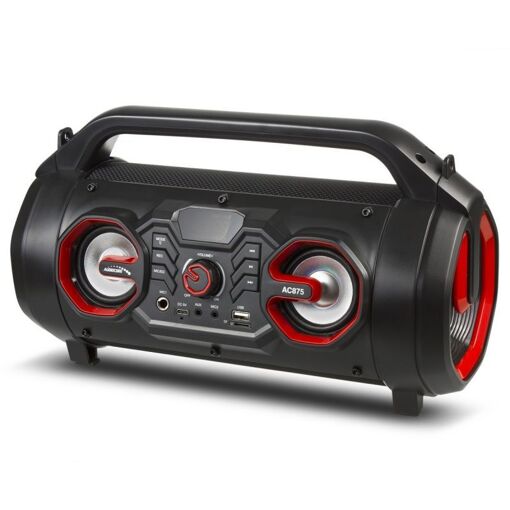 Altavoz Bluetooth AudioCore Bazooka AC875 RGB (Negro)