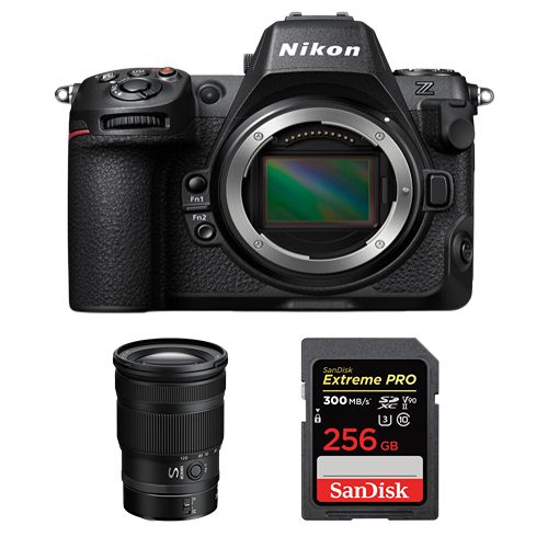 Nikon Z8 Kit with 24-120mm f/4 S Lens and 256GB SanDisk Extreme PRO SDXC UHS-II Card