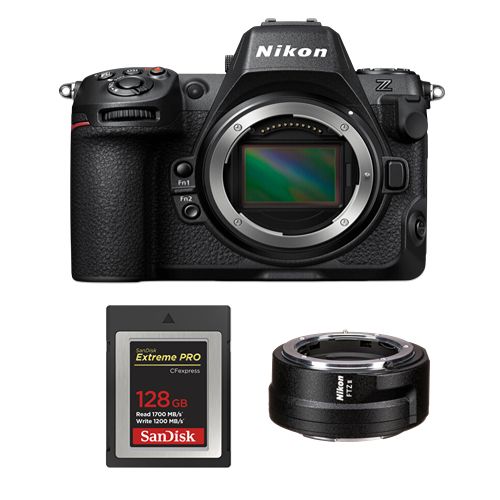 Nikon Z8 Camera Body + Nikon FTZ II + 128GB SanDisk Extreme PRO CFexpress Type B Card