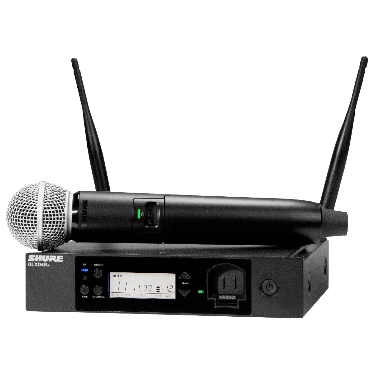 Shure GLXD24R+ / SM58 Z4 - Wireless Main Microphone System - Z4 Frequency Band - Digital - Rackmountable