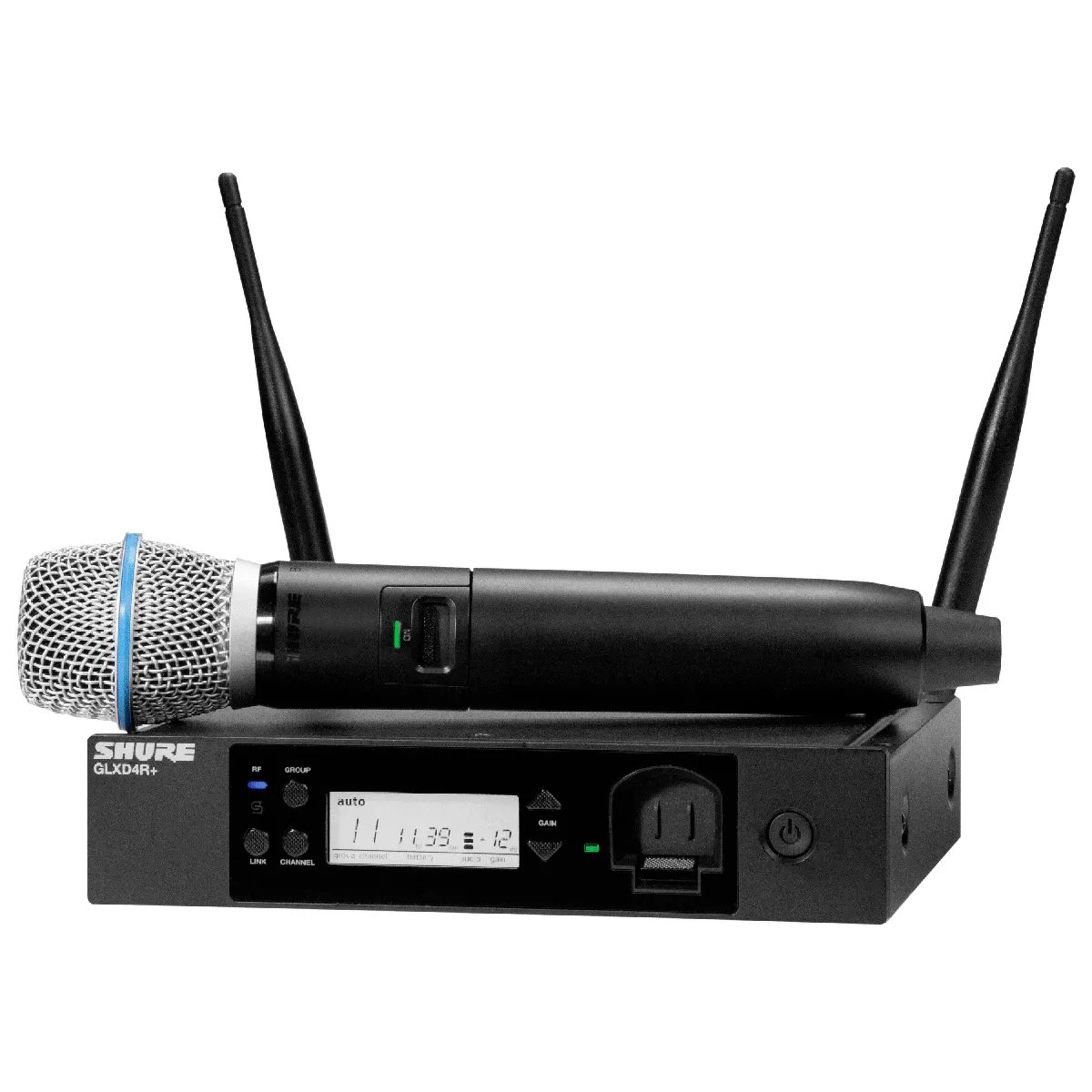 Système de micro main sans fil Shure GLXD24R+ B87A-Z4 - Bande Z4