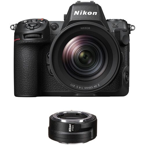 Nikon Z8 45MP Kit with Z 24-120mm f/4 S Lens and Nikon FTZ II Mount Adapter