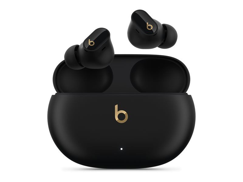 Apple Beats Studio Buds + - Wireless Earbuds with Microphone - Active Noise Cancellation - Black/Gold