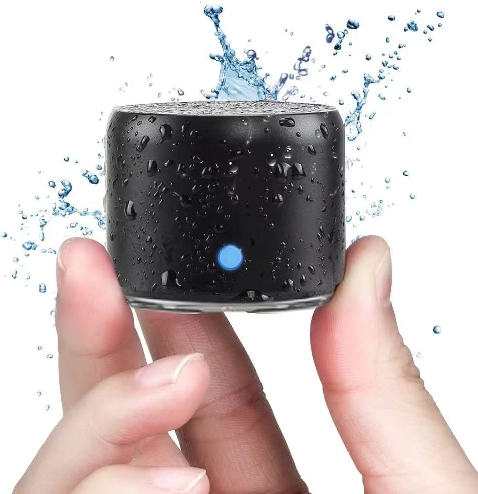 Greatmall Mini Bluetooth Portable Speaker with Extra Bass, Short Design, Perfect for Shower, Bedroom, Bike, Car