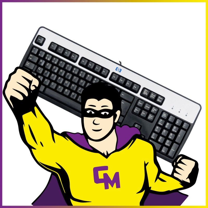 HP AZERTY USB Keyboard KU-0316