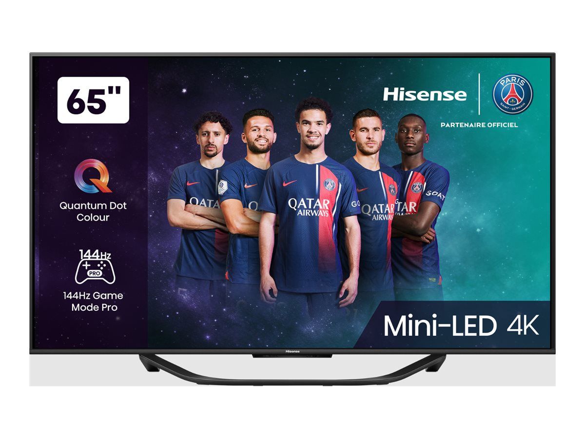 Hisense 65U7KQ - 65-Inch U7KQ Series LED Smart TV with QLED - VIDAA - 4K UHD (2160p) 3840 x 2160 - HDR - Quantum Dot, Mini-LED - Jet Black