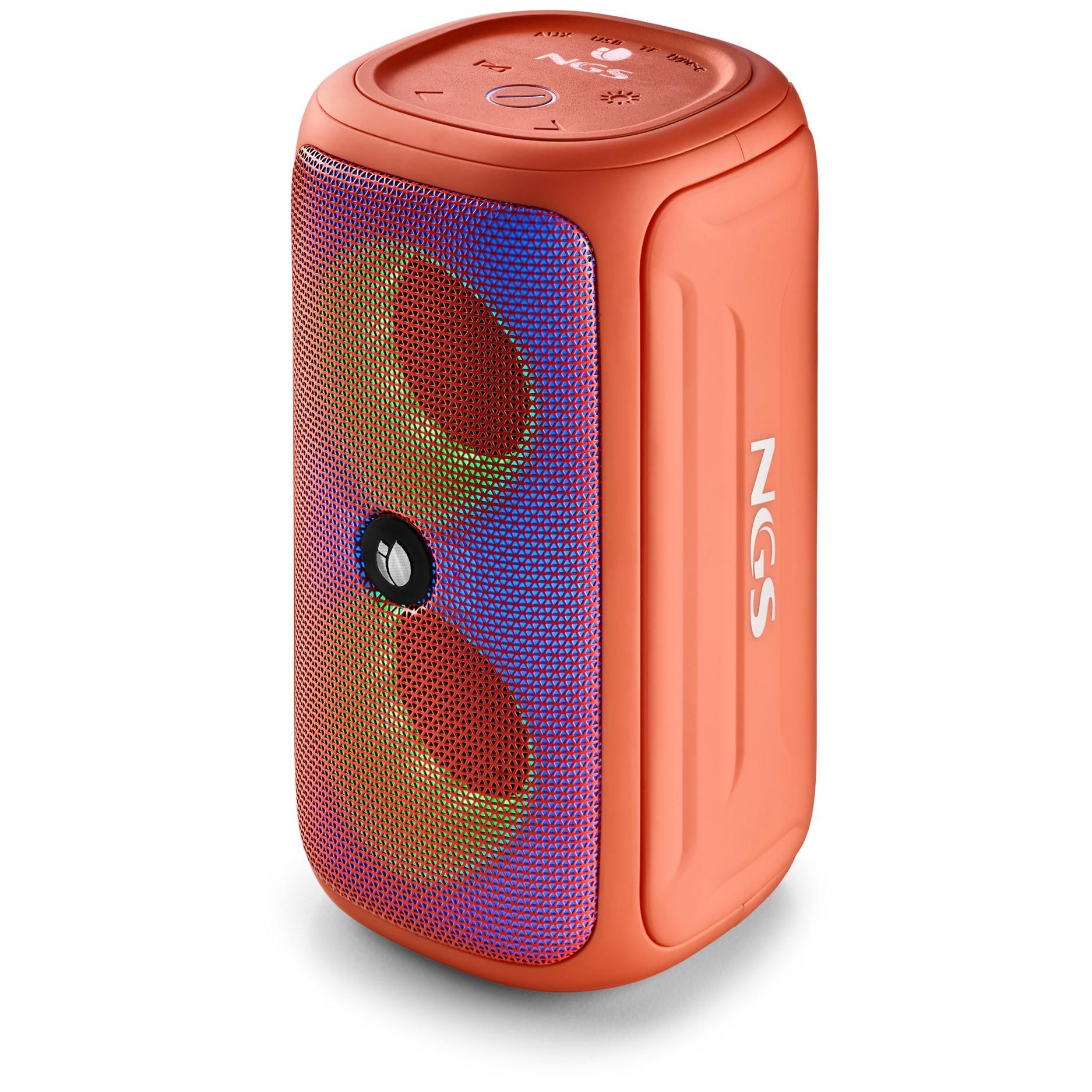 NGS Roller Beast Speaker - Wireless Bluetooth - 32W - Coral