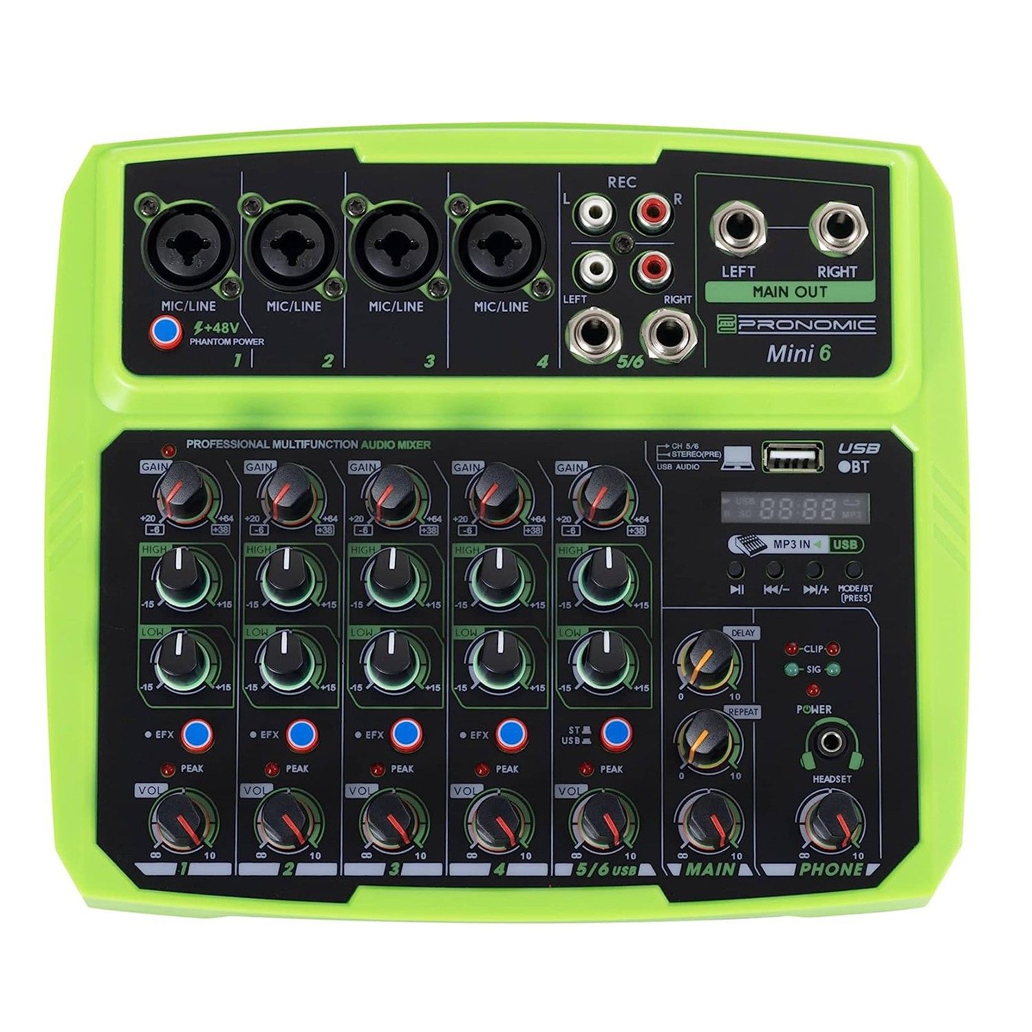 Pronomic Mini6 6-Channel USB Mixing Desk