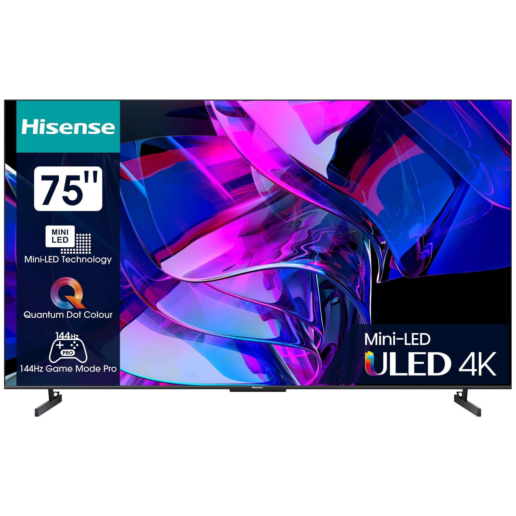 Hisense 75-inch 4K Ultra HD Smart TV - Anthracite