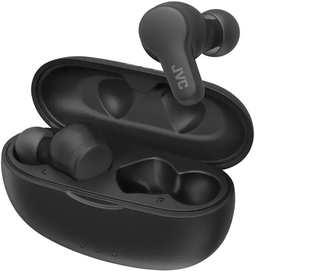 JVC HA-Z77T True Wireless Earbuds, Black