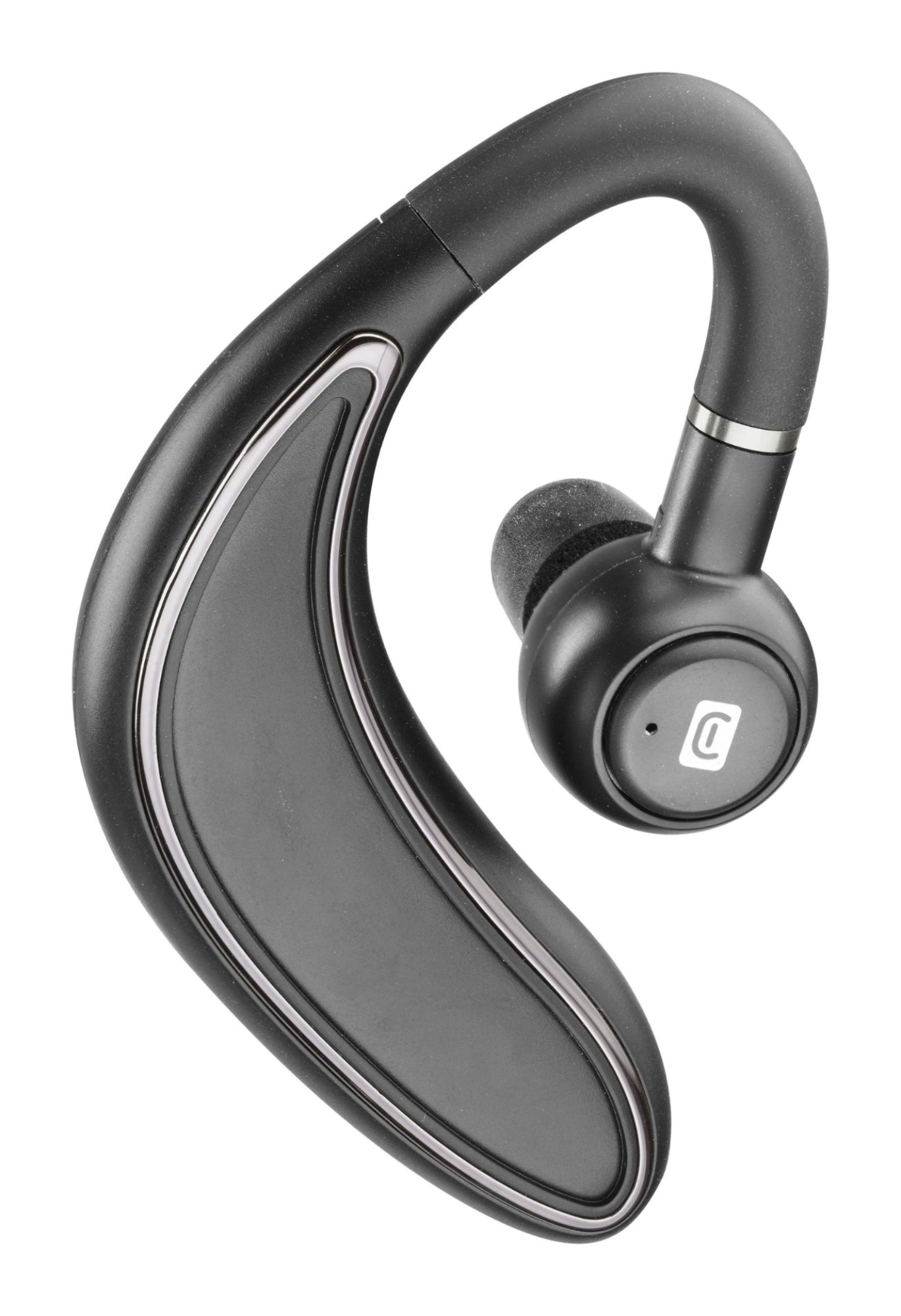 Cellular Line Bold Wireless Headset with Ear Hooks, Bluetooth for Car, Black