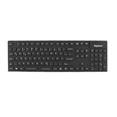 KeySonic KSK-8030 IN USB Keyboard - German - Black