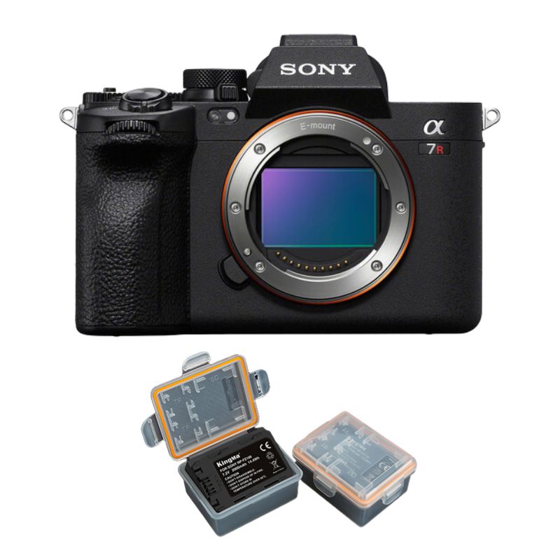 Sony a7R V Camera Body + Kingma 2000mAh Battery (Sony NP-FZ100)