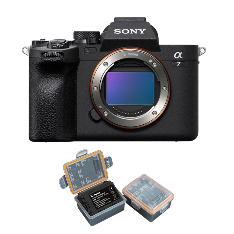 Sony A7 Mark IV Camera Body + Kingma 2000mAh Battery (Sony NP-FZ100)