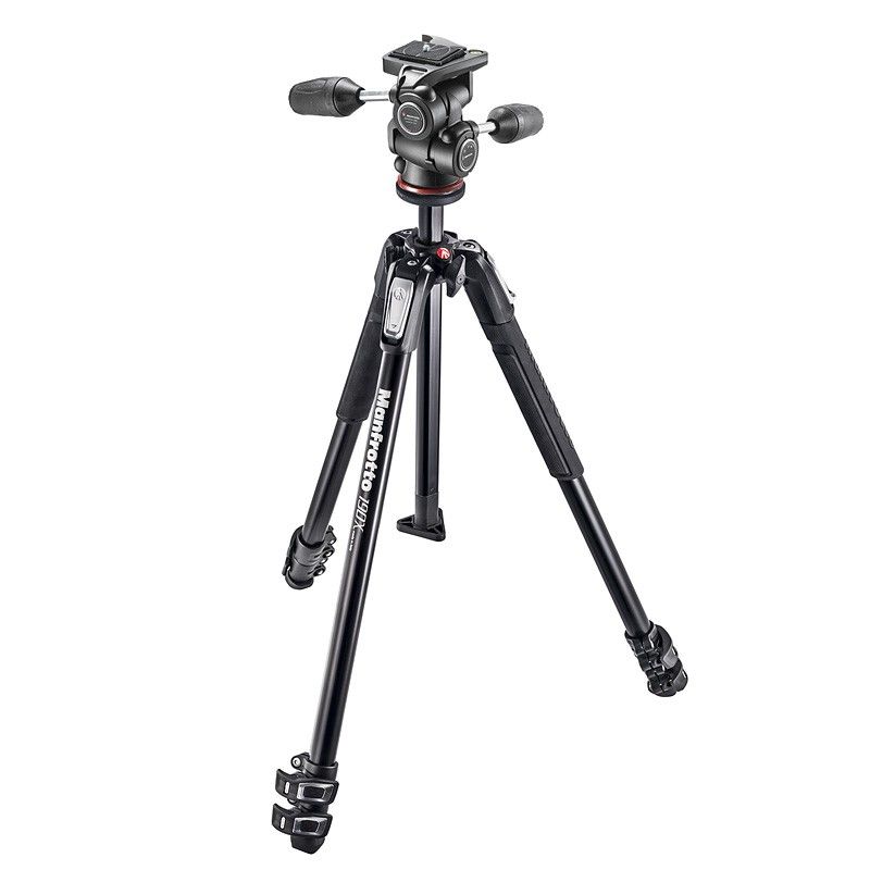 Manfrotto MK190X3-3W1 - 190X3 Kit Tripod + MH804-3W Head