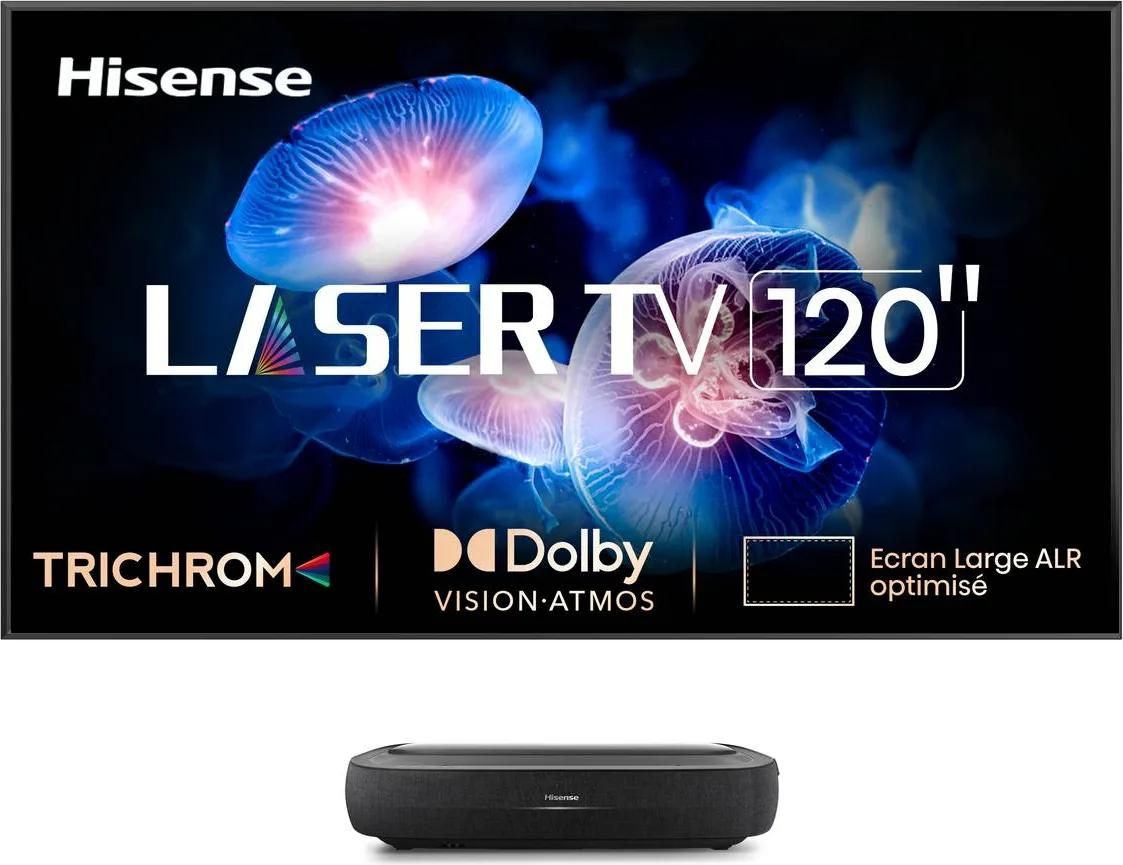 Televisor láser HISENSE 120L9HA + pantalla