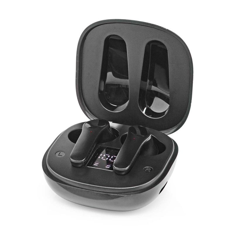 Écouteurs Bluetooth sans fil Nedis (3 tailles d'embouts), ANC, contrôle tactile