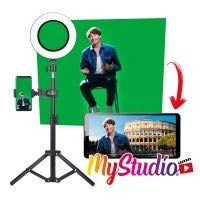 Kit de estudio Easypix pantalla verde 62020