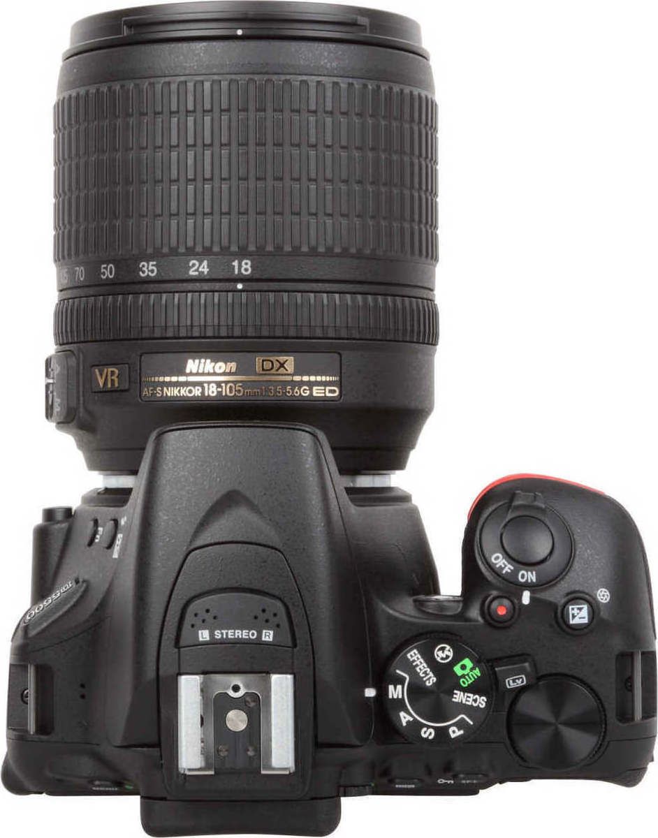 Nikon D5500 24MP Camera + AF-S VR DX 18-105mm Lens - Black