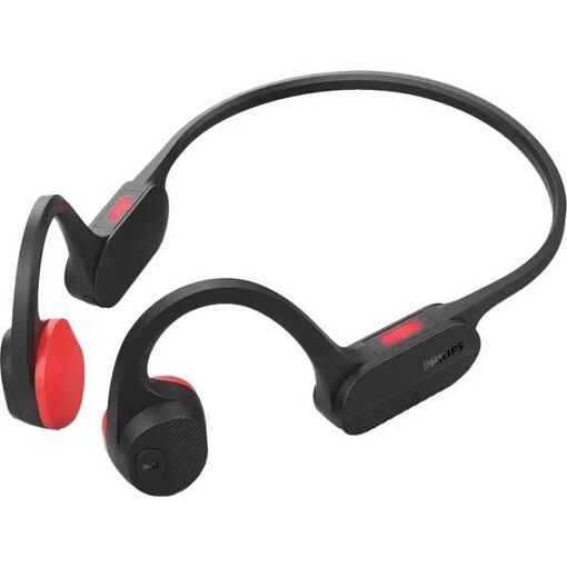 Auriculares inalámbricos Philips TAA5608BK de tipo open-ear con micrófono - Negro