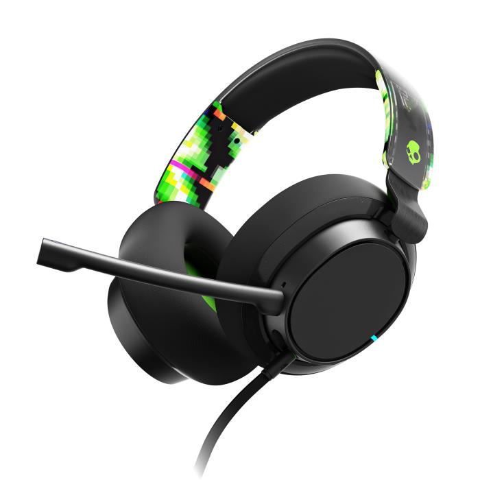 Skullcandy SLYR Pro Wired Gaming Headset - Black/Green