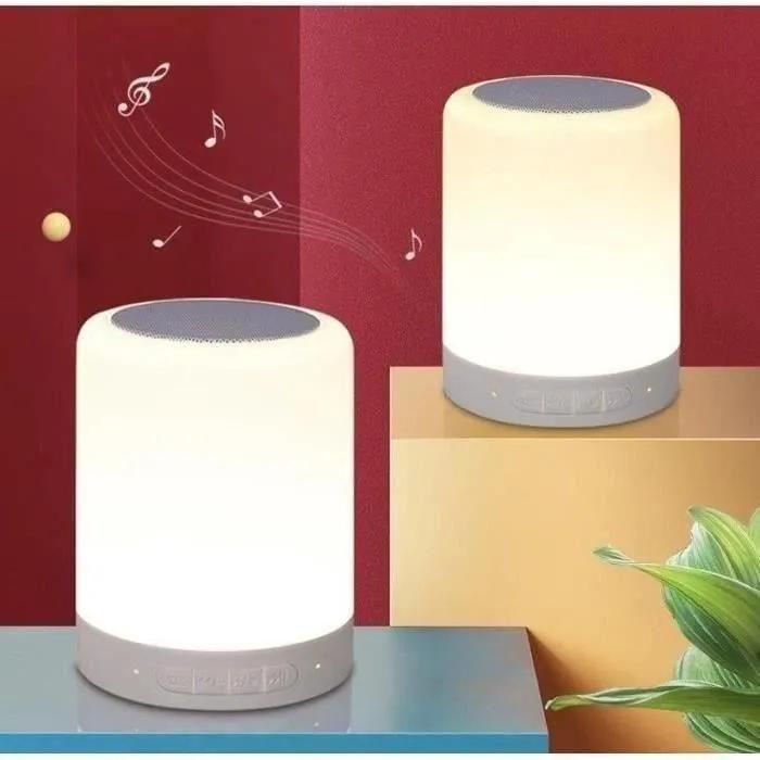 Inovalley Luminescent Portable Speaker Bluetooth - Grey (HP113L-BTH)