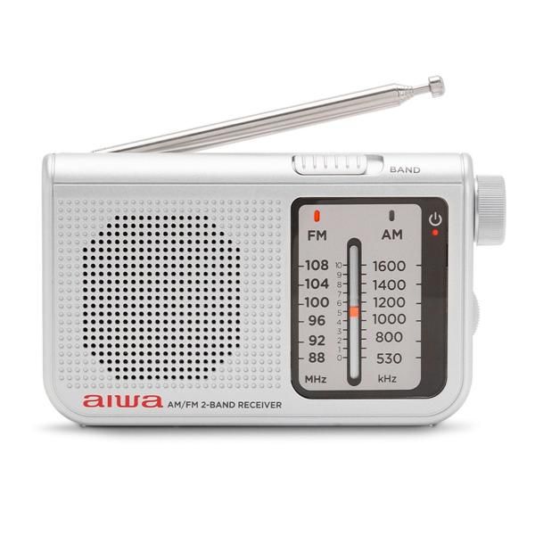 Aiwa RS-55 Portable Radio, Silver