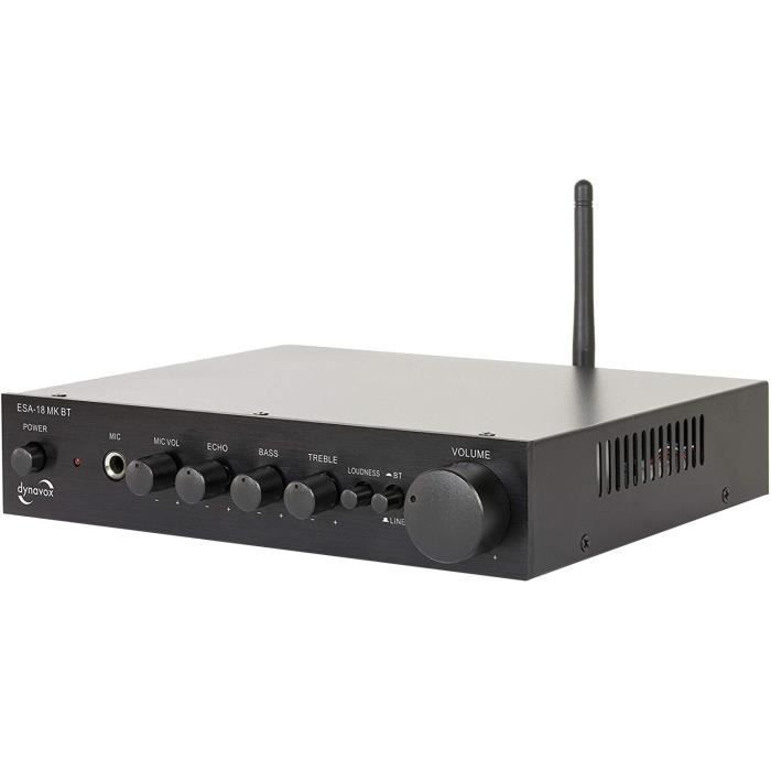 Dynavox Mini Amplifier ESA-18 MK BT - Black