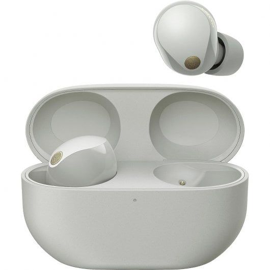 Sony WF-1000XM5 - Écouteurs intra-auriculaires sans fil à réduction de bruit - Argent
