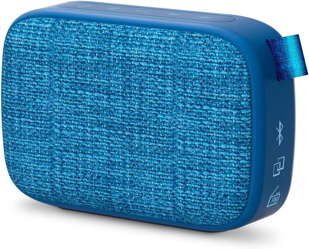 Energy Bluetooth Portable Speaker Fabric Box 1+ Pocket Blue