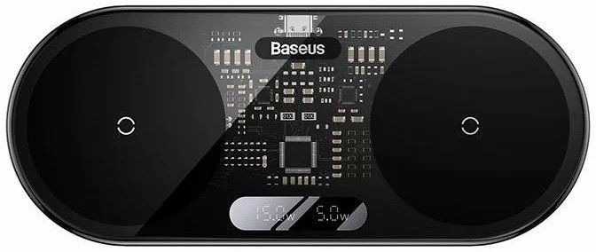 Baseus 20W Digital LED Display Wireless Charging Headset