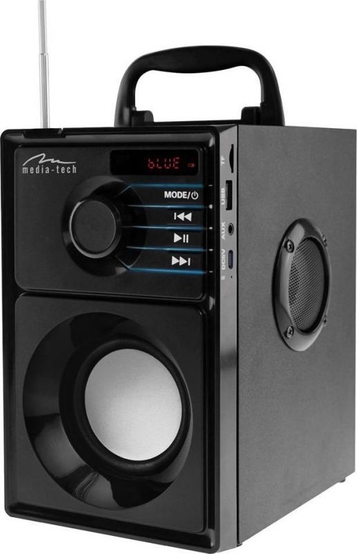 Media-Tech Boombox Silver MT3179