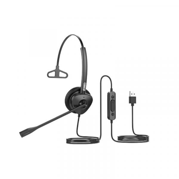 Fanvil HT301-U Headset with Cord, Office Arc, USB Type-A, Black