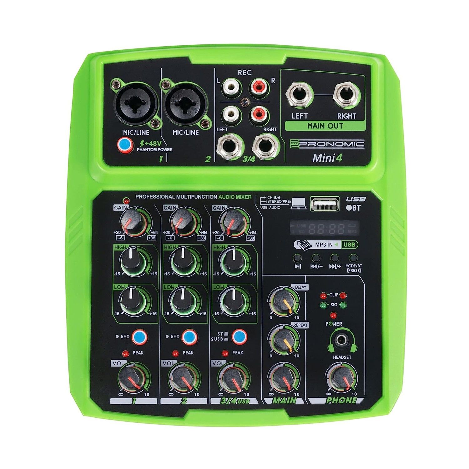 Pronomic Mini4 4-Channel USB Mixing Desk