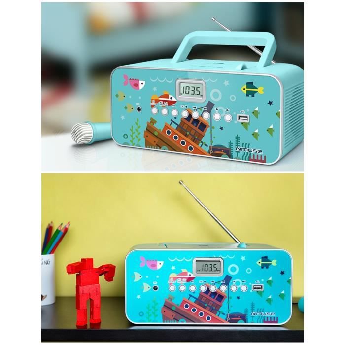 Muse Radio CD/MP3 Player with USB and Microphone